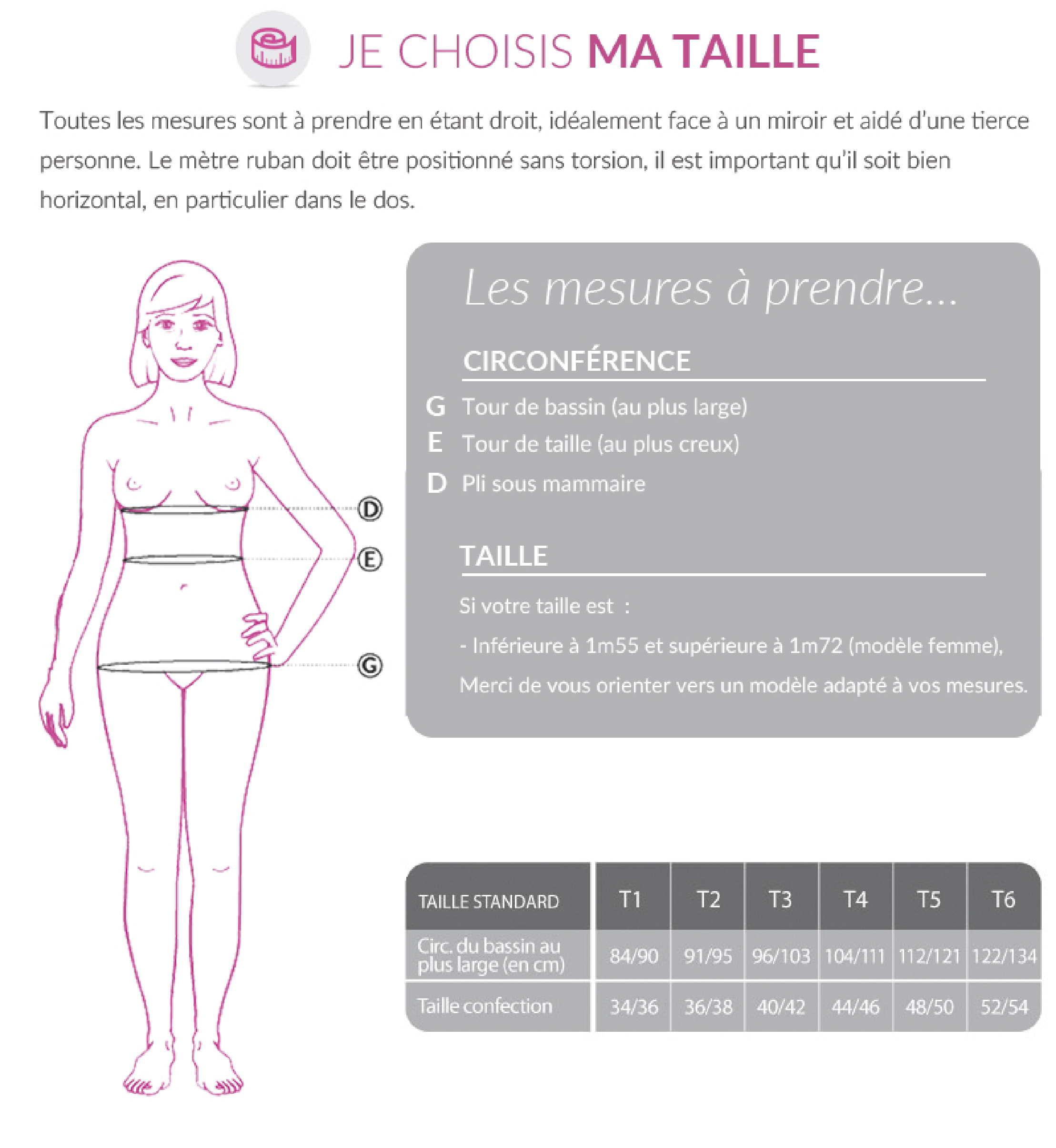 Chirurgie plastique et esthétique - Ceinture haute femme ouverture centrale