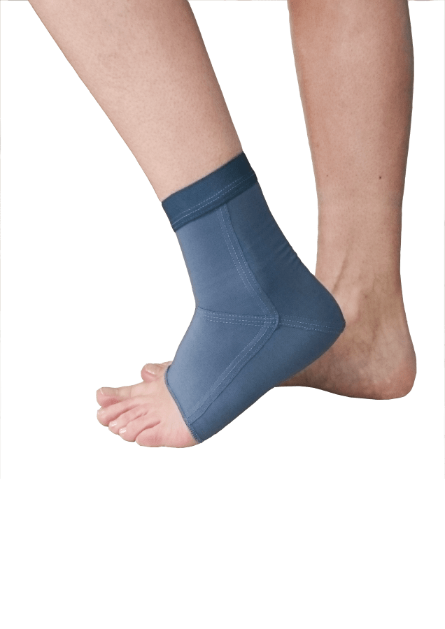 Chaussette de Contention Electrocardiogramme Blanche